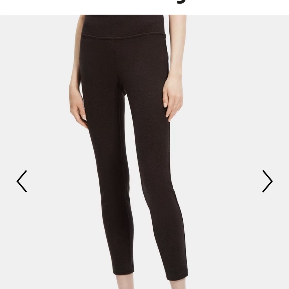 Theory Women's Black Leggings